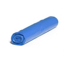 Vrecia na odpad 60 ℓ, 30 mic., 60 x 70 cm, LDPE modré (25 ks)