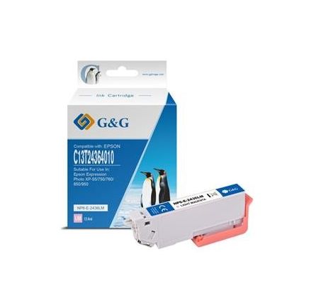 alt. kazeta G&G pre EPSON C13T24364010 XP-750 / XP-850 (13,8ml/LM) (NP-R-2436XLLM)