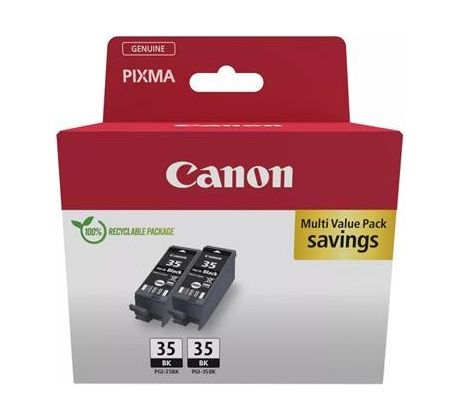 kazeta CANON PGI-35BK black TWIN PIXMA iP100/iP110/TR150 (2x 191 str.) (1509B029)