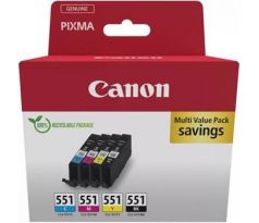 ink cartridge CANON CLI-551 BK/C/M/Y PACK MG 5450/6350, iP 7250, MX 925 (6509B015)