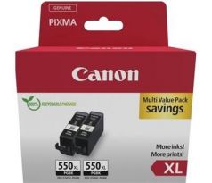 kazeta CANON PGI-550PGBK XL black TWIN MG 5450/6350, iP 7250, MX 925 (2x 500 str.) (6431B010)