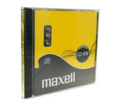 CD-RW MAXELL 700MB 4X (1ks v hrubom obale) (624860.40.TW)