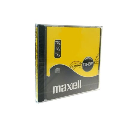 CD-RW MAXELL 700MB 4X (1ks v hrubom obale) (624860.40.TW)