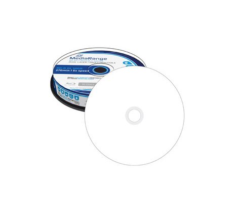 BD-R ( Blu-ray Disc ) MAXELL 50GB 6X printable 10ks spindel (MAX*BD-R*6X*10c)
