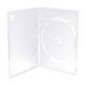 Obal na 1DVD slim 100ks/balenie, 7mm, clear