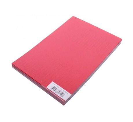 Plastové obálky na krúžkovú väzbu A4 PVC 200mic červené