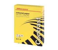 Farebný papier Office Depot A4, intenzívna žltá, 80 g/m2