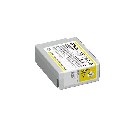 kazeta EPSON SJIC42P-Y ColorWorks C4000e Yellow (50ml) (C13T52M440)