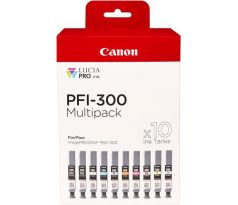 kazeta CANON PFI-300 MBK/PBK/C/M/Y/PC/PM/R/GY/CO PACK iPF PRO-300 (10x 14,4 ml) (4192C008)