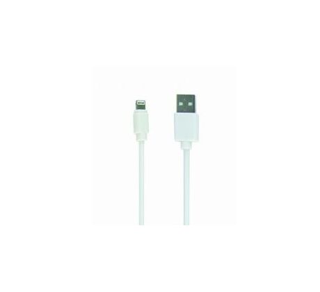 USB data sync and charging Lightning cable, white, 1 m (CC-USB2-AMLM-W-1M)