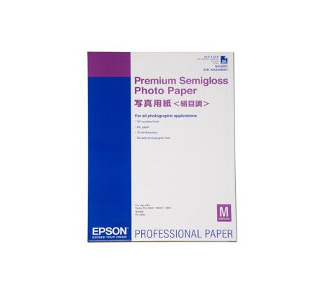 Premium Semigloss Photo Paper, DIN A2, 251g/m?, 25 Sheet (C13S042093)