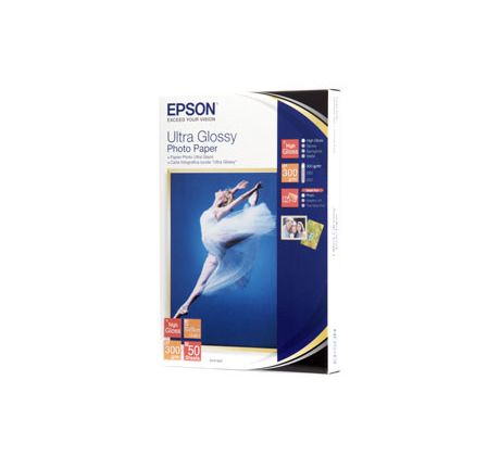 papier EPSON Ultra Glossy Photo Paper 10x15, 50ks, 300 g/m2 (C13S041943)