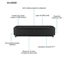 3LCD Epson EH-LS800B (V11HA90140)