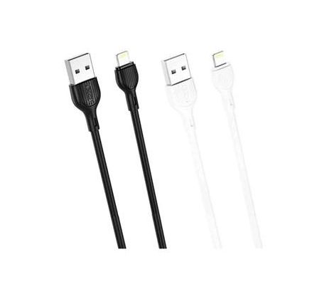 kábel XO NB200 USB - Lightning 1,0m 2.1A biely (GSM111863)