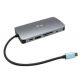 iTec USB-C Metal Nano Dock HDMI/VGA s LAN + Power Delivery 100 W (C31NANODOCKVGAPD)