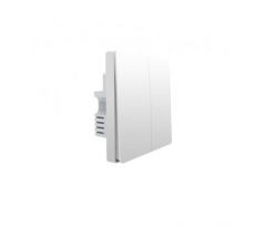 Zigbee vypínač s dvojitým relé - AQARA Smart Wall Switch H1 EU (No Neutral, Double Rocker) (WS-EUK02) (AQARA-WS-EUK02-1001)