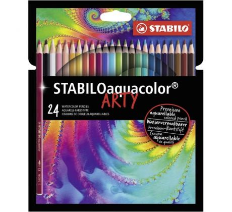 Farbičky STABILOaquacolor 24 ks sada ARTY