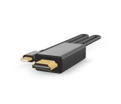 USB-C to HDMI-male adapter, 4K 60Hz, 2 m, black (A-CM-HDMIM-02)