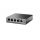 Mini Desktop Gigabit Switch TP-LINK TL-SG1005P 5-port 10/100/10000M, 5x 10/100/1000M RJ45 ports, 4x PoE, Plastic case (TL-SG1005P)