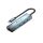 adaptér Devia HUB 4in1 EC621 USB-C 3.1 to 3x USB 3.0 + RJ45 sivý (BRA013511)