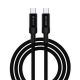 kábel Devia EC309 Extreme PD USB-C - USB-C 1,5 m 100W čierny (BRA011847)