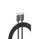 kábel Devia Smart EC325 PD USB-C - USB-C 1,0 m 60W 3A čierny (BRA013946)
