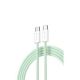 kábel Devia Smart EC325 PD USB-C - USB-C 1,0 m 60W 3A zelený (BRA013949)
