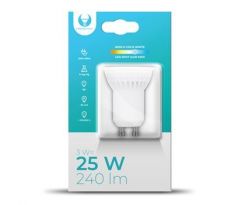 LED bulb GU10 MR11 3W 230V 6000K 240lm ceramic Forever Light (RTV003590)