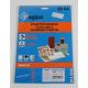 Etikety polyesterové priehľadné 63,5x38,1mm APLI A4 laser 20 hárkov