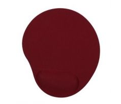 Gel mouse pad with wrist support, red, ergonomic (PWWP201GEP0M)