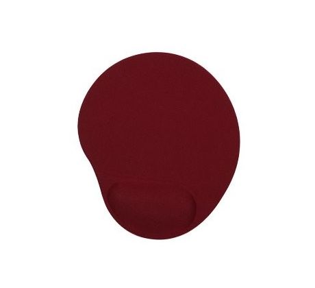 Gel mouse pad with wrist support, red, ergonomic (PWWP201GEP0M)