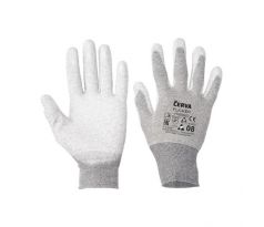 Rukavice nylonové, bezšvové, pletené FLICKER, veľ. 10/XL