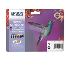 Atramentová náplň Epson C13T080740 CMYK+LC+LM multipack pre SP R265/R285/R360