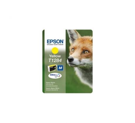 Atramentová náplň Epson T1284 yellow M pre S22/SX125/SX130/SX235W/SX420W (3,5 ml)