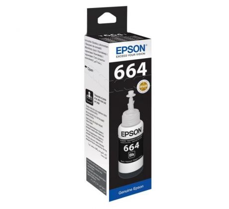 Atramentová náplň Epson C13T66414A black pre L100/L200/L300/L1300/L355/L365/L386 (4.000 str.)