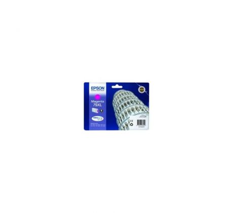 Atramentová náplň Epson C13T790340 magenta XL 79XL pre WF-5620/5690/5190/5000 (2.000 str.)