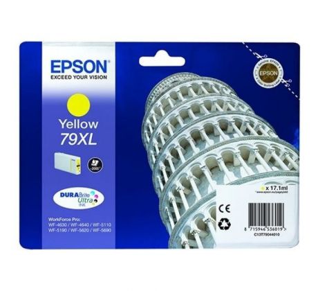 Atramentová náplň Epson C13T790440 yellow XL 79XL pre WF-5620/5690/5190/5000 (2.000 str.)