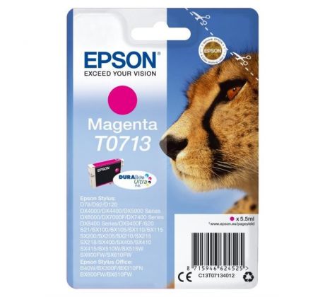 Atramentová náplň Epson T07134011 magenta pre D78/DX4000/4050/5000/5050/6000 (5,5 ml)