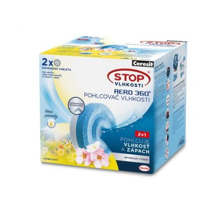 Ceresit Stop vlhkosti - 2tablety AERO lúčne kvety 2x450g