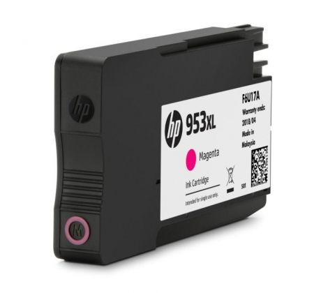 Atramentová náplň HP F6U17AE HP 953XL magenta XL (1.600 str.) pre OfficeJet Pro 7740/8210/8710/8720