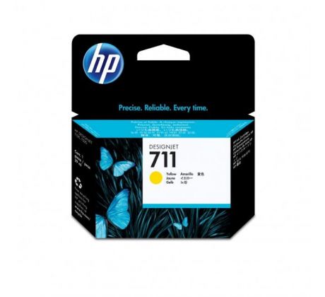 Atramentová náplň HP CZ132A HP 711 yellow (29 ml) pre DesignJet T120/T520/T130/T530