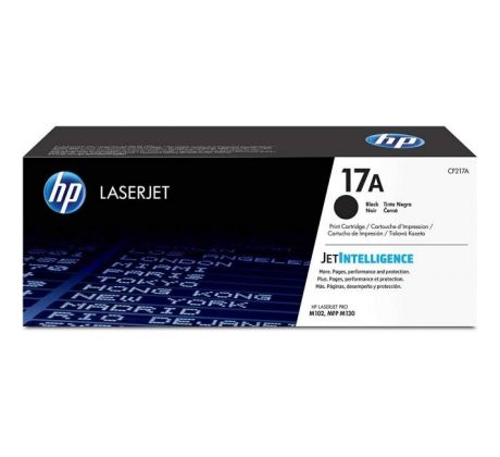 Toner HP CF217A HP 17A black (1.600 str.) pre LaserJet Pro M102/M130
