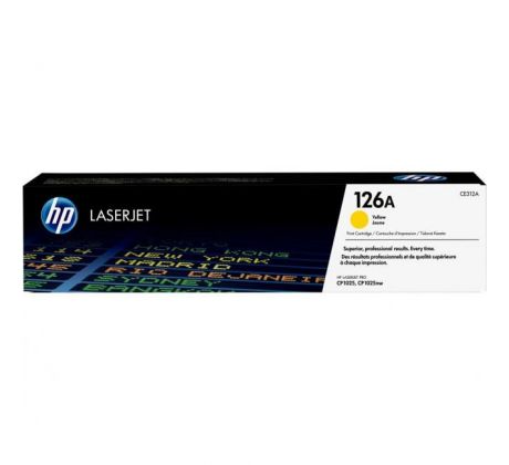 Toner HP CE312A HP 126 yellow (1.000 str.) pre LaserJet Pro CP1025/nw