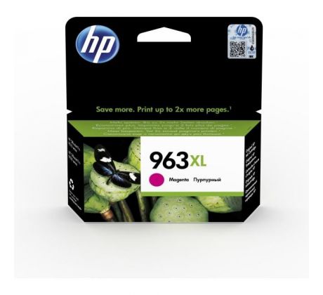 Atramentová náplň HP 3JA28AE HP 963XL magenta XL (1.600 str.) pre OfficeJet Pro 9010/9010e/9012e