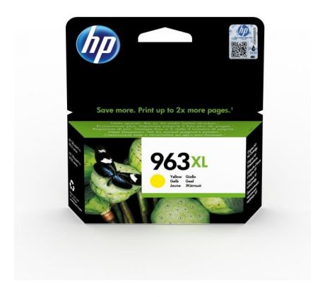 Atramentová náplň HP 3JA29AE HP 963XL yellow XL (1.600 str.) pre OfficeJet Pro 9010/9010e/9012e