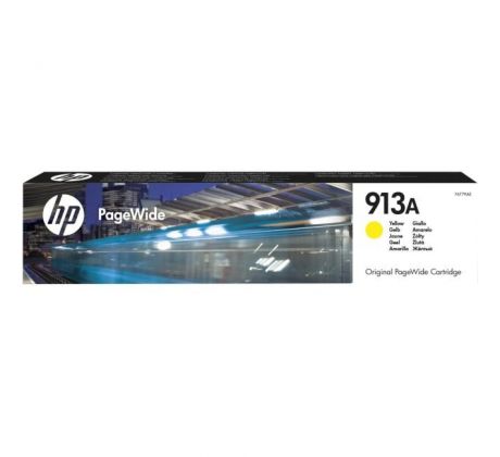 Atramentová náplň HP F6T79AE HP 913A yellow (3.000 str.) pre PageWide 352/377/ Pro 452/477