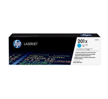 Toner HP CF401X HP 201X cyan (2.300 str.) pre LaserJet Pro M252/M274/M277