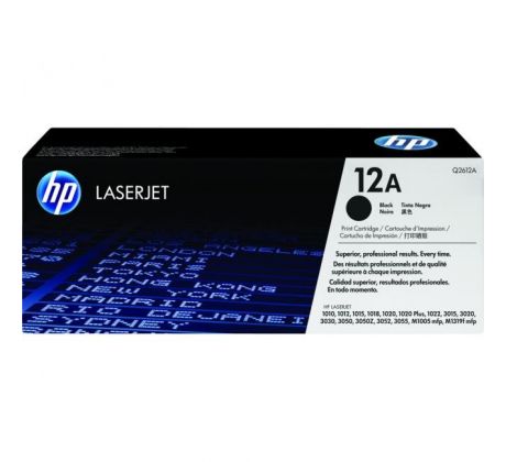 Toner HP Q2612A č.12A čierny (2.000 str.) pre LaserJet 1010/1020/3015/3020
