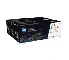 Toner HP CF370AM HP 305A kombin. balenie C/M/Y (CE411A,CE412A,CE413A)