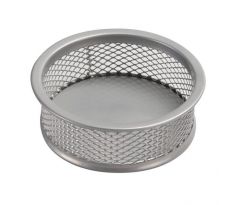 Drôtený stojan na kancelárske spony 90x32mm malý strieborný